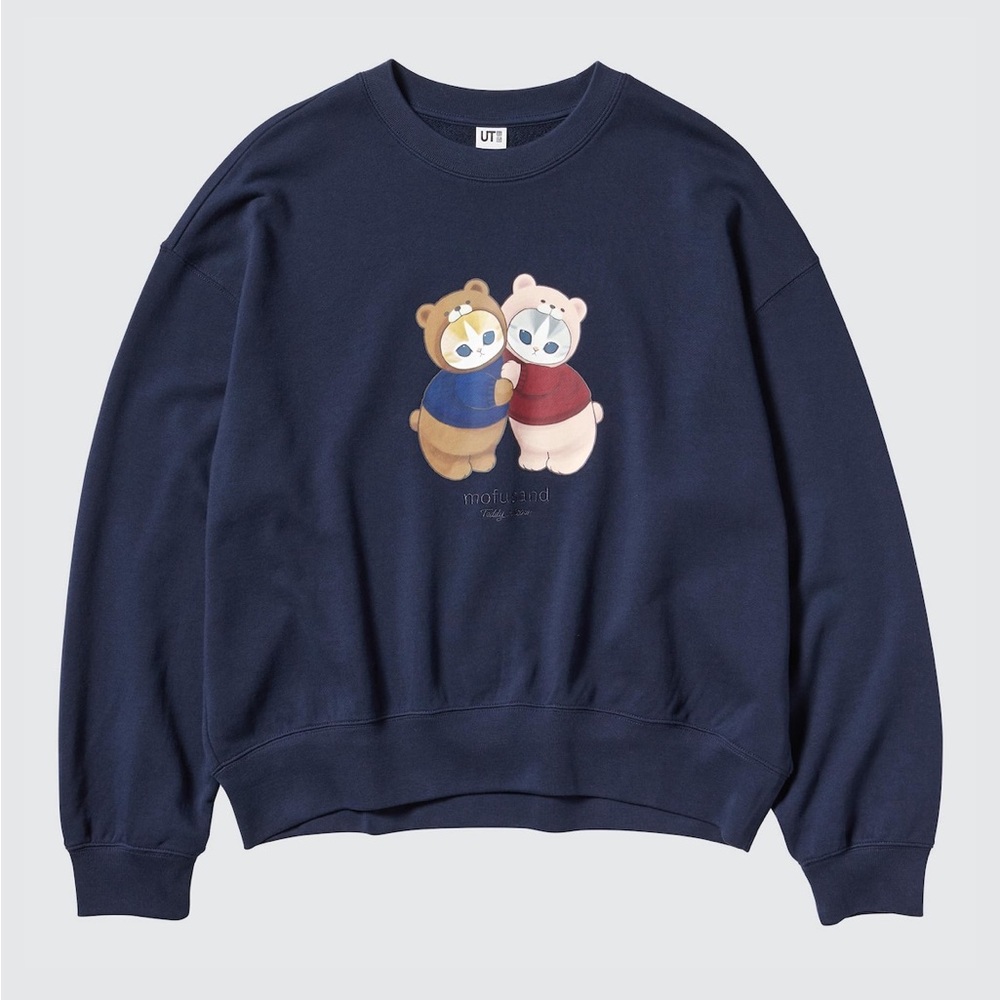 Uniqlo Mofusand Sweater in Navy Blue